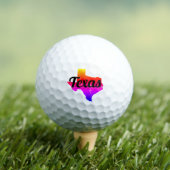 Texas Staat Silhouette Custom Golf Set Geschenk Golfball (Insitu T-Shirt)