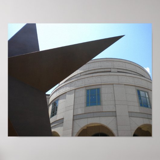 Texas Staat Star & Texas Staat Museum Poster (Vorne)