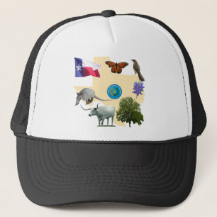 Texas Staat Symbole Truckerkappe