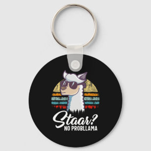 Texas Staat Test Day Llama Alpaca für Schüler Gif Schlüsselanhänger
