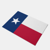 Texas Staat & Texas Flag /USA Fußmatte (Schrägansicht)