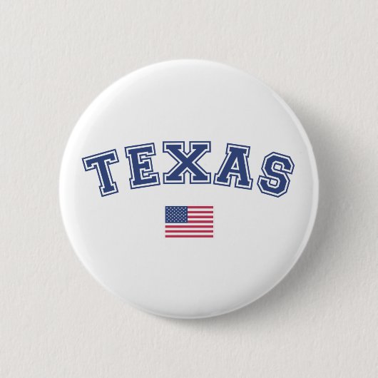 Texas Staat USA Flag Button (Vorderseite)