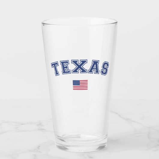 Texas Staat USA Flag Glas (Vorderseite)