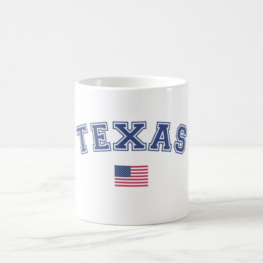 Texas Staat USA Flag Kaffeetasse (Mittel)