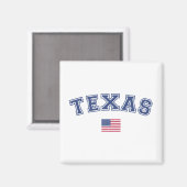 Texas Staat USA Flag Magnet (Vorderseite/Rückseite)