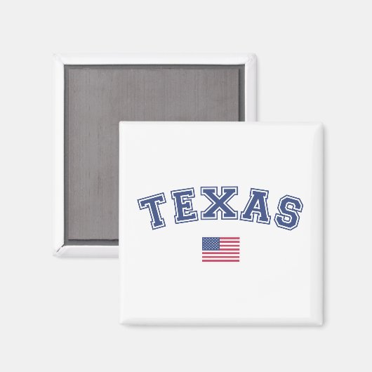 Texas Staat USA Flag Magnet (Vorderseite/Rückseite)