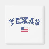 Texas Staat USA Flag Magnet (Vorne)