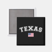 Texas Staat USA Flag Magnet (Vorderseite/Rückseite)