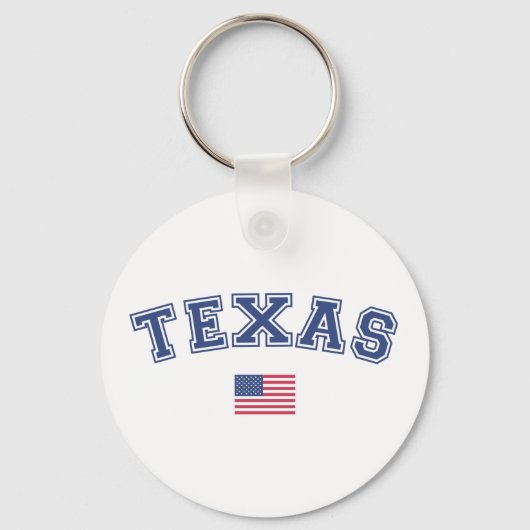 Texas Staat USA Flag Schlüsselanhänger (Vorderseite)