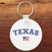 Texas Staat USA Flag Schlüsselanhänger (Vorderseite)