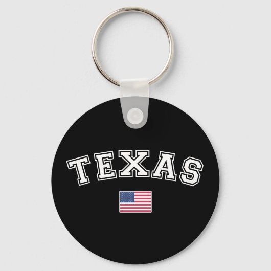 Texas Staat USA Flag Schlüsselanhänger (Vorderseite)