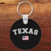 Texas Staat USA Flag Schlüsselanhänger (Vorderseite)