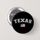 Texas Staat USA Flag T - Shirt Button (Vorne & Hinten)