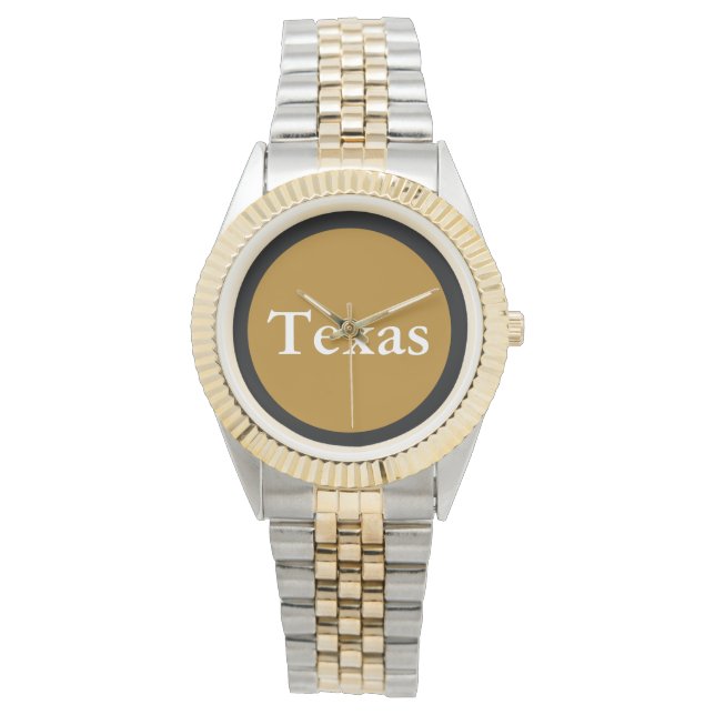 Texas Staat Watch Armbanduhr (Vorderseite)
