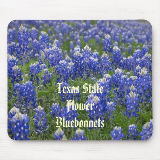 Texas-Staats-BlumeBluebonnets Mousepad (Vorne)
