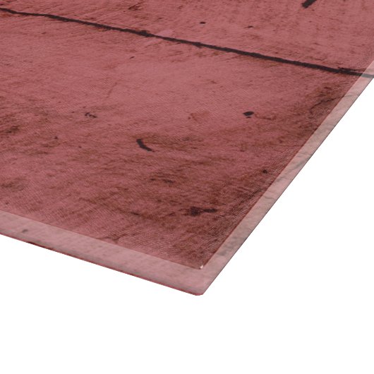 Texas-Staats-Flagge auf altem hölzernem Korn Schneidebrett (Ecke)