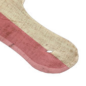 Texas-Staats-Flagge auf altem hölzernem Korn Schneidebrett (Ecke)