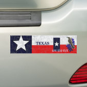 TEXAS-STAATS-FLAGGE AUTOAUFKLEBER (Auf Auto)