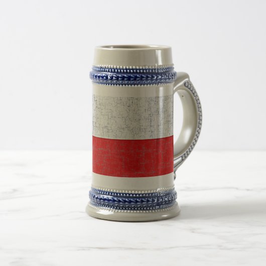 TEXAS-STAATS-FLAGGE BIERGLAS (VorderseiteRechts)