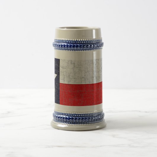 TEXAS-STAATS-FLAGGE BIERGLAS (Mittel)