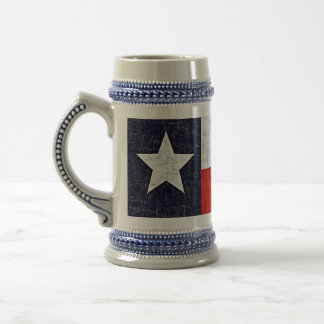 TEXAS-STAATS-FLAGGE BIERGLAS