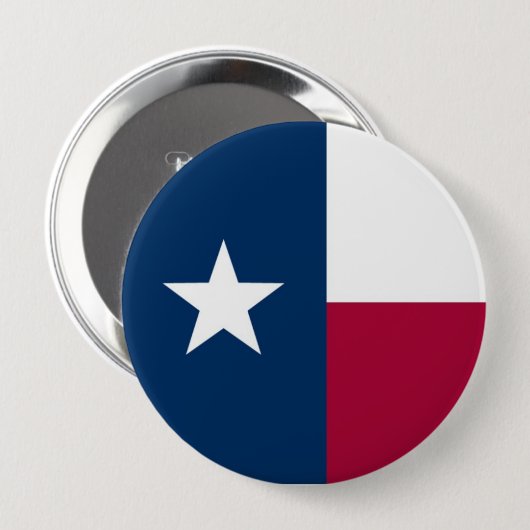 Texas-Staats-Flagge Button (Vorne & Hinten)