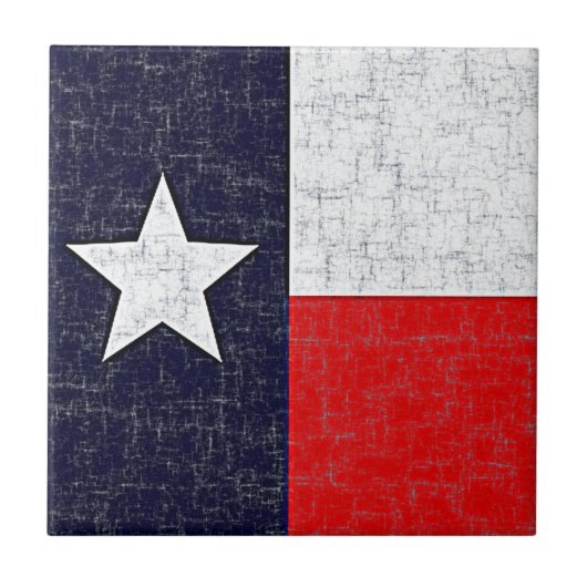 TEXAS-STAATS-FLAGGE Fliese (Vorderseite)