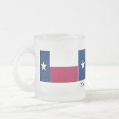 Texas-Staats-Flagge Mattglastasse (Links)