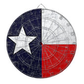 TEXAS-STAATS-FLAGGE Pfeil-Brett Dartscheibe (vorne)