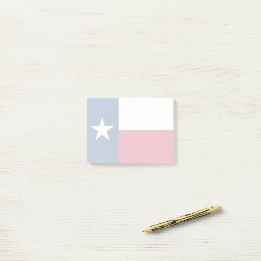 Texas-Staats-Flagge Post-it Klebezettel (Auf Schreibtisch)