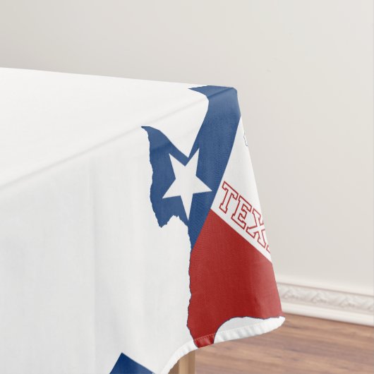 Texas-Staats-Flagge und Karte Tischdecke (Beispiel)