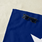 Texas-Staats-Flaggen-Entwurf auf a Strandtuch (Beispiel)