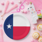 Texas-Staats-Flaggen-Entwurfs-Dekor Pappteller (Party)