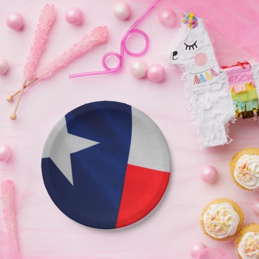 Texas-Staats-Flaggen-Papier-Teller Pappteller (Party)