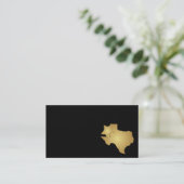 Texas-Staats-Geschäfts-Karten-metallisches Gold Visitenkarte (Stehend Vorderseite)