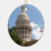 Texas-Staats-Hauptstadt 2 Keramik Ornament (Links)