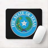 Texas-Staats-Siegel Mousepad (Mit Mouse)