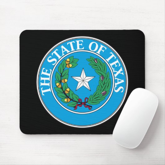 Texas-Staats-Siegel Mousepad (Mit Mouse)
