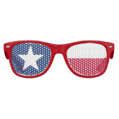 Texas-Staatsflagge - Authentische Farbe von hoher  Sonnenbrille (Vorderseite)