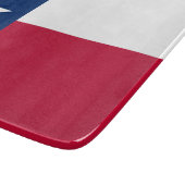 Texas-Staatsflagge - hochwertige authentische Schneidebrett (Ecke)