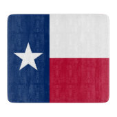 Texas-Staatsflagge - hochwertige authentische Schneidebrett (Vorderseite)