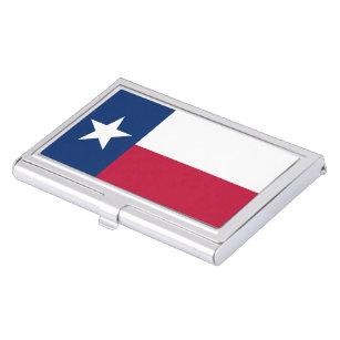 Texas-Staatsflagge - hochwertige authentische Visitenkarten Etui
