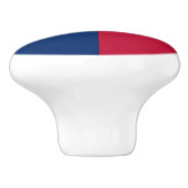 Texas Staatsflagge Tür und Schublade ziehen Knöpfe Keramikknauf (Seitenansicht)