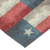 Texas-Staatsflagge Vintager retro Tabellenläufer Kurzer Tischläufer (Ecke)