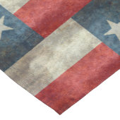 Texas-Staatsflagge Vintager retro Tabellenläufer Kurzer Tischläufer (Ecke)