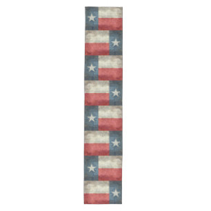 Texas-Staatsflagge Vintager retro Tabellenläufer Mittelgroßer Tischläufer