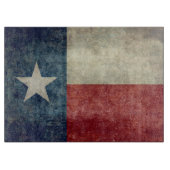 Texas-Staatsflagge Vintages retro Schneidebrett (Vorderseite)