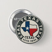 Texas Staatsstolz Button (Vorne & Hinten)