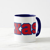 Texas Staatsstolz Custom Two-Tone-Kaffee Tasse (VorderseiteRechts)