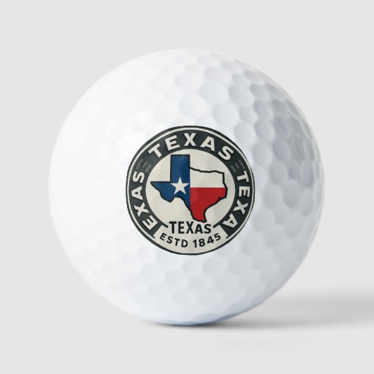 Texas Staatsstolz Golfball (Vorderseite)